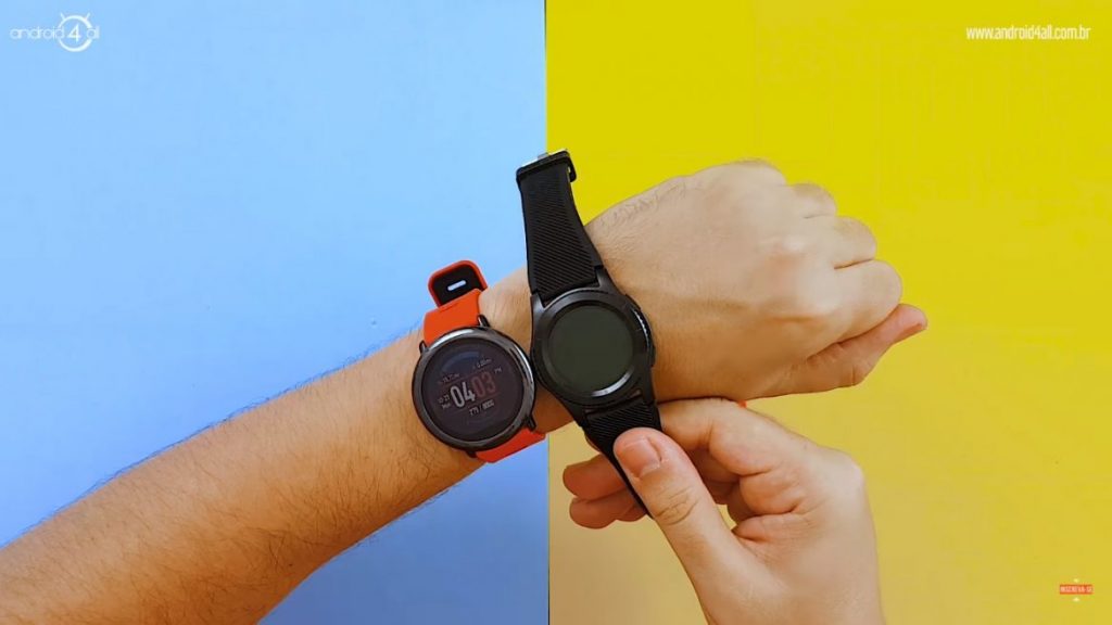 comparativo do NO.1 G8 com o AMAZFIT. 