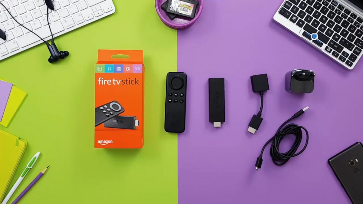 Conteúdo da embalagem do Amazon Fire Stick