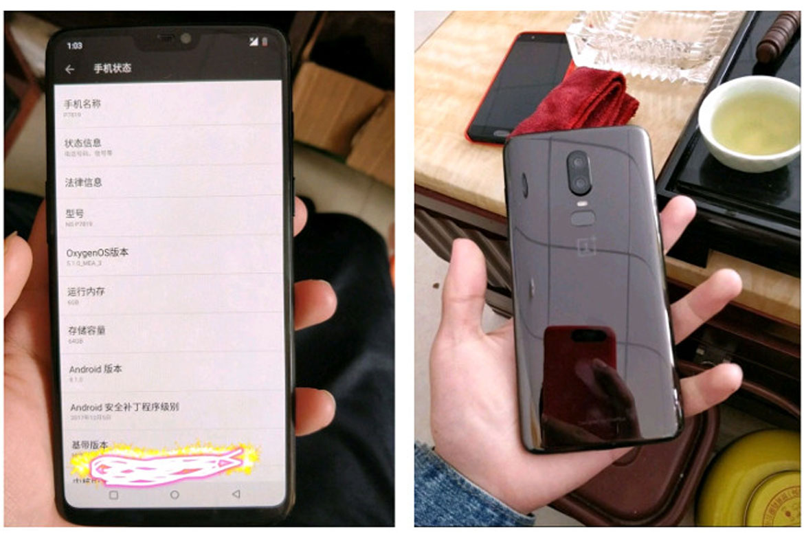 Prototipo OnePlus 6 - Android4All